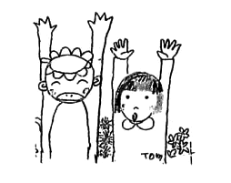 かっぱとトモちゃんの絵